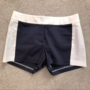 NWT JCrew navy and white shorts